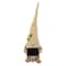 16" Yellow Gingham Plaid Springtime Gnome with Chalkboard